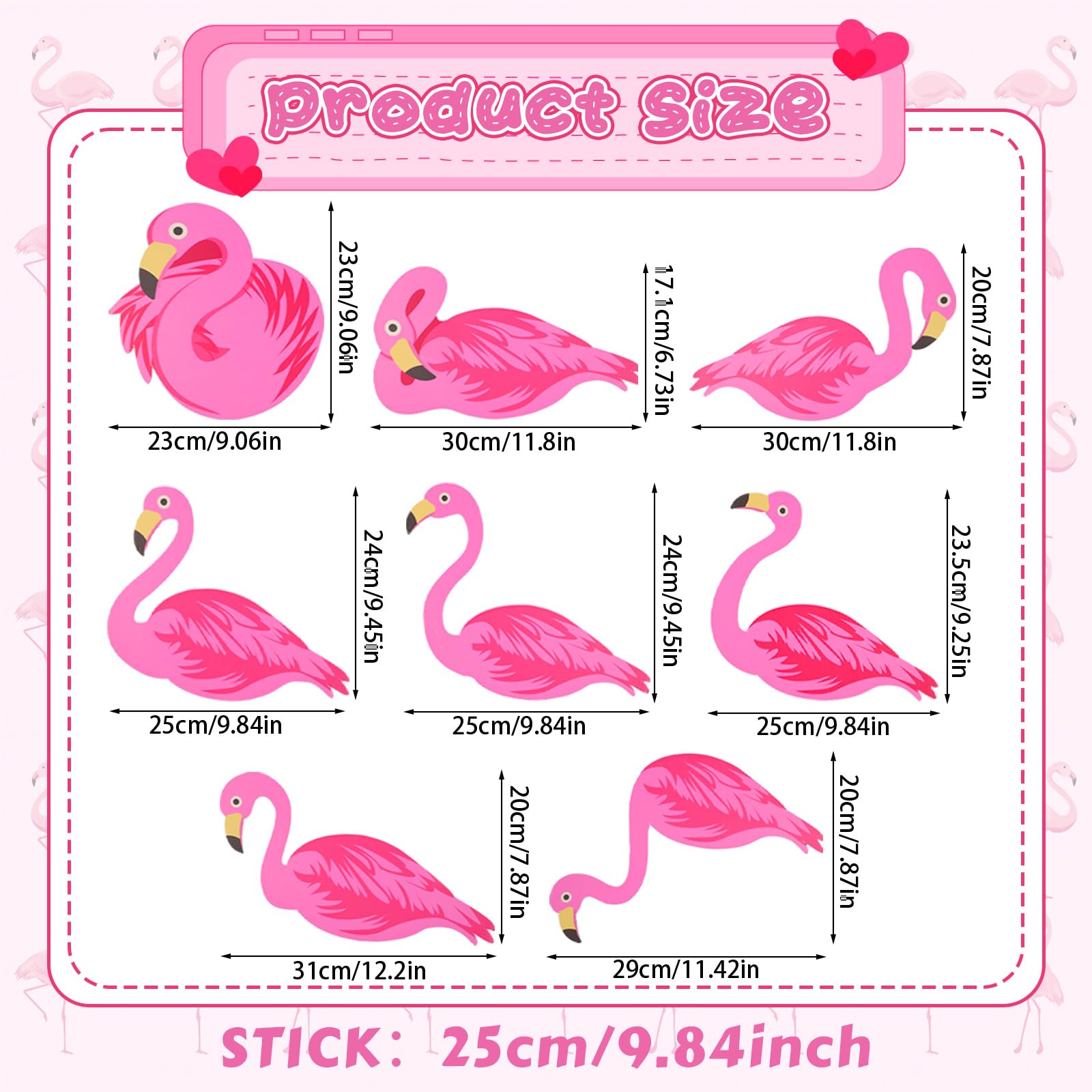 Yuntau flamingo close-up of printed corrugated plastic detail ensures durable vibrant color