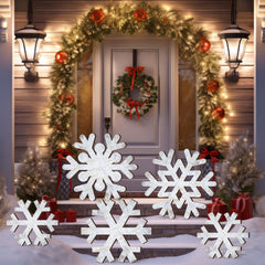 Yuntau snowflake beside ruler showing sizes and helping plan display scale