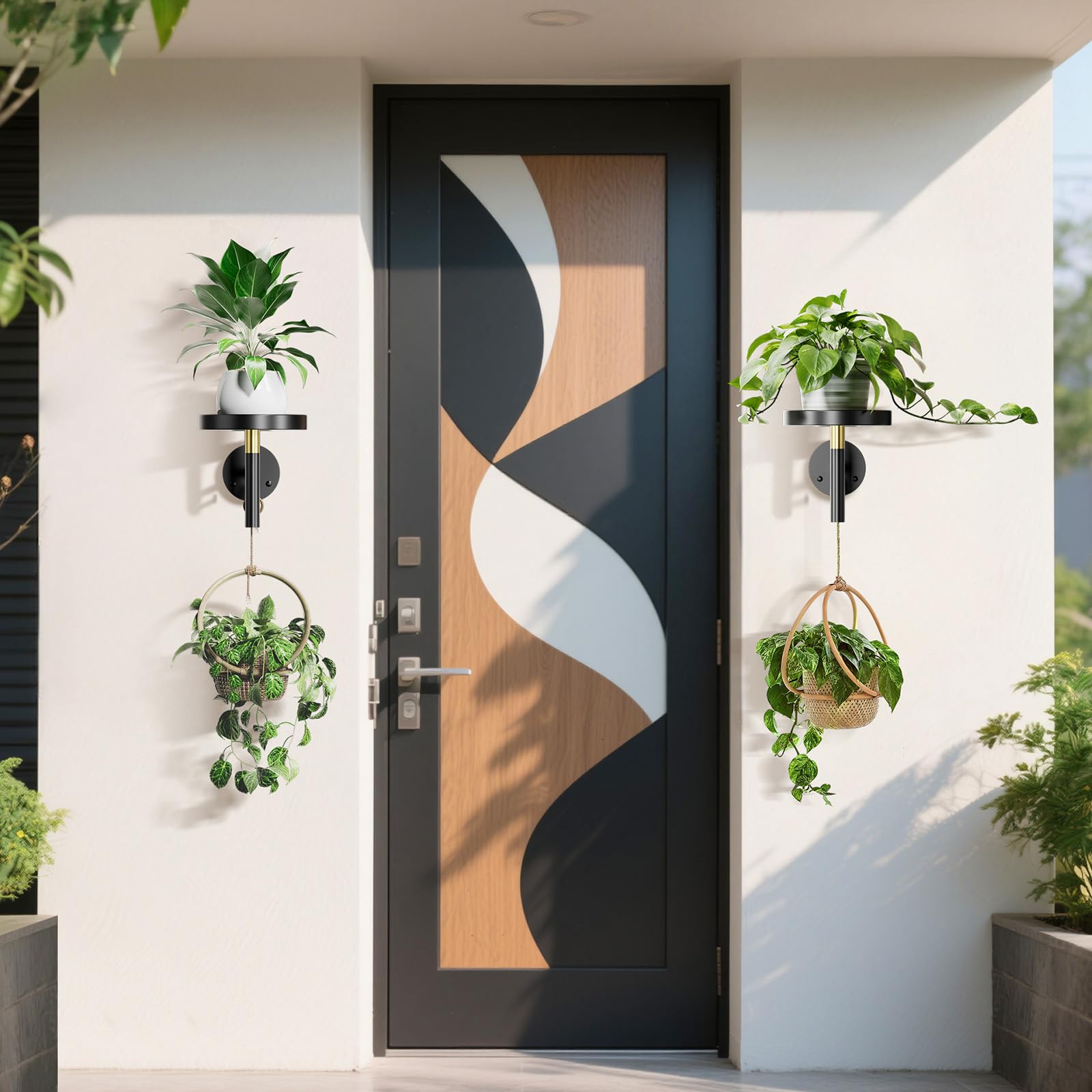 YUOROS mounted in kitchen window area offers herbs near natural light benefit