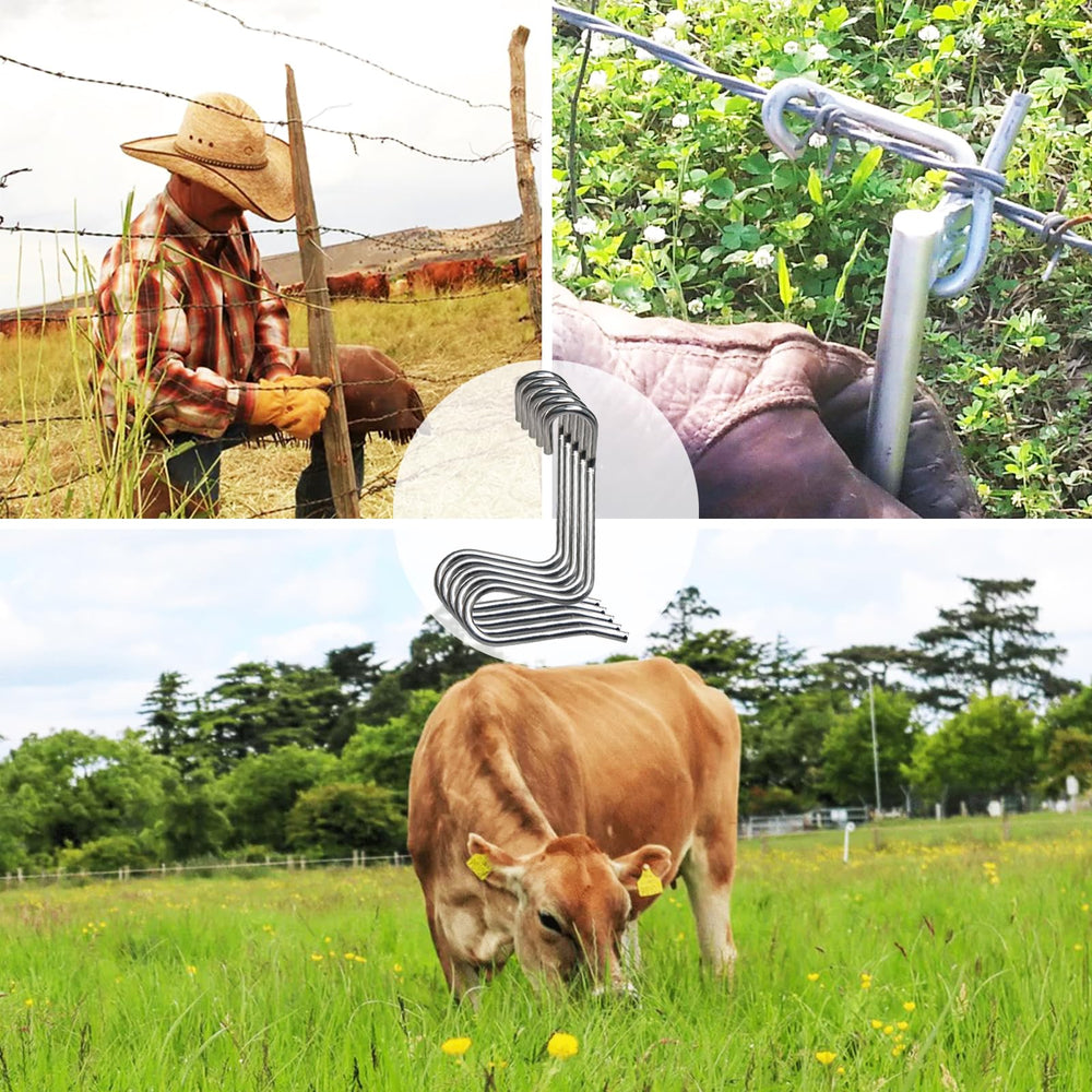 YUUCOO installed on a farm fence demonstrating secure livestock protection