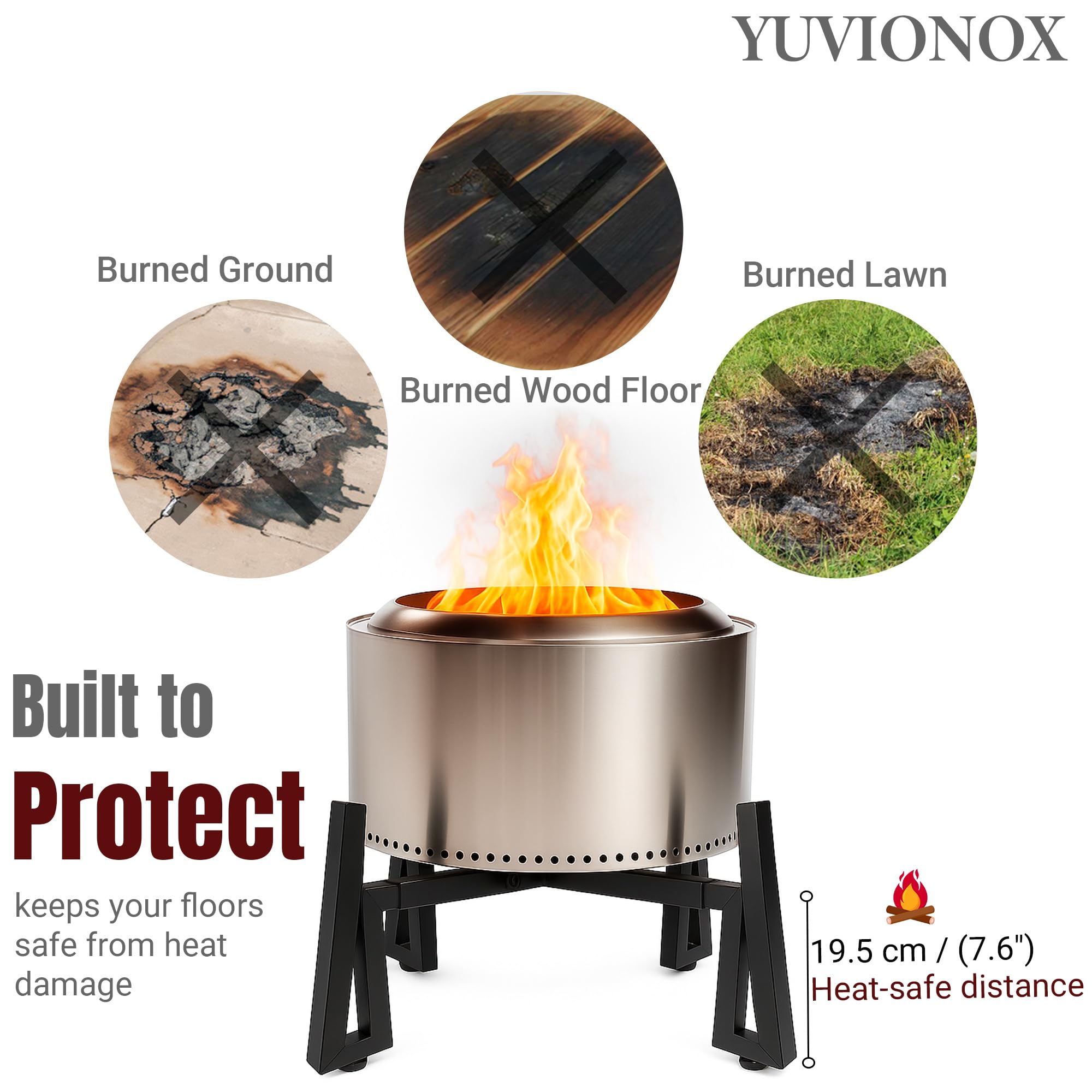YUVIONOX carry bag with folded stand for compact storage convenience