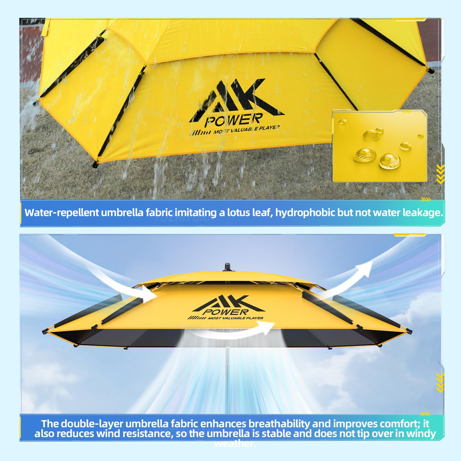 yuzhiyuan in use at the beach providing family shade benefit