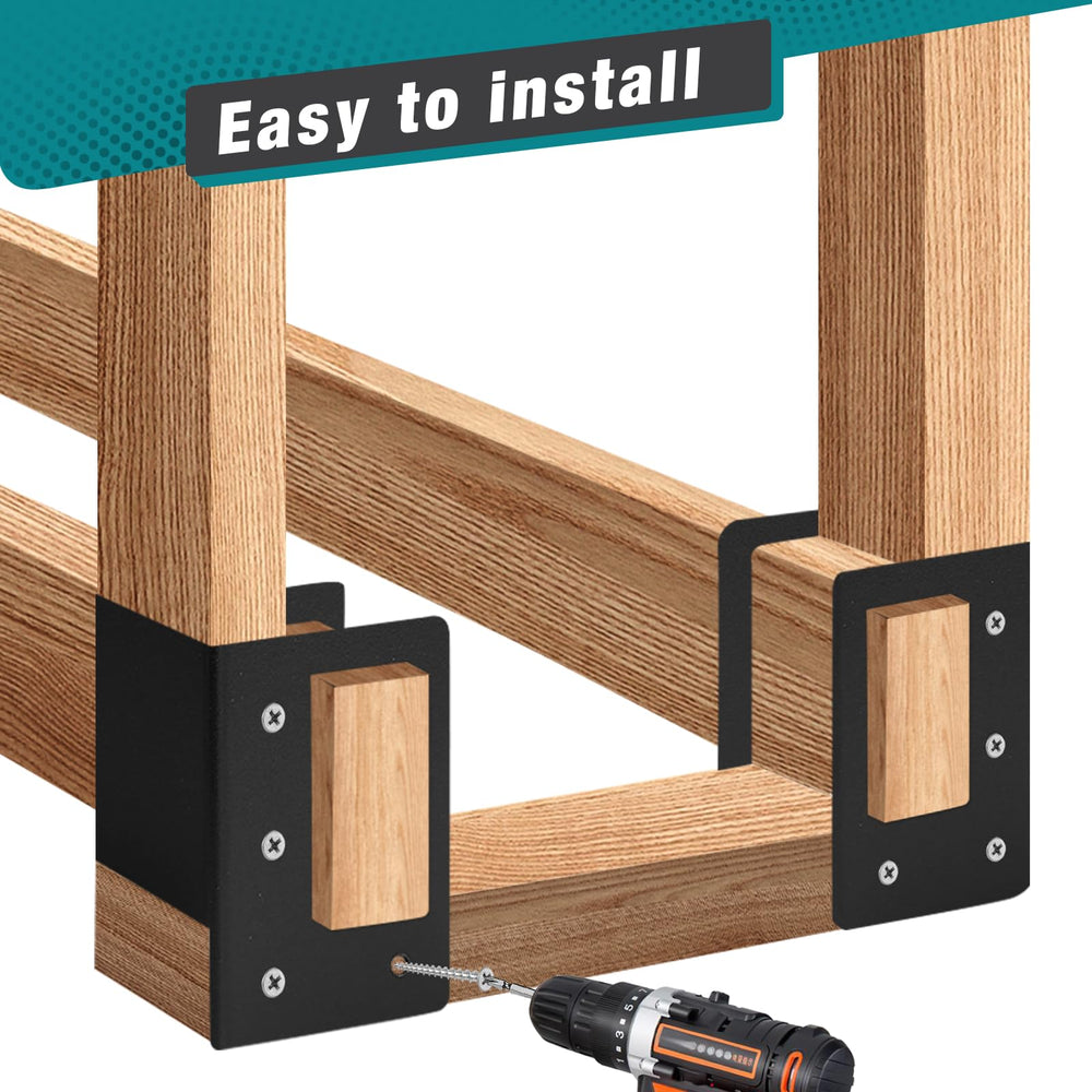 YVHFWOY included screws and hardware detail showing complete mounting convenience