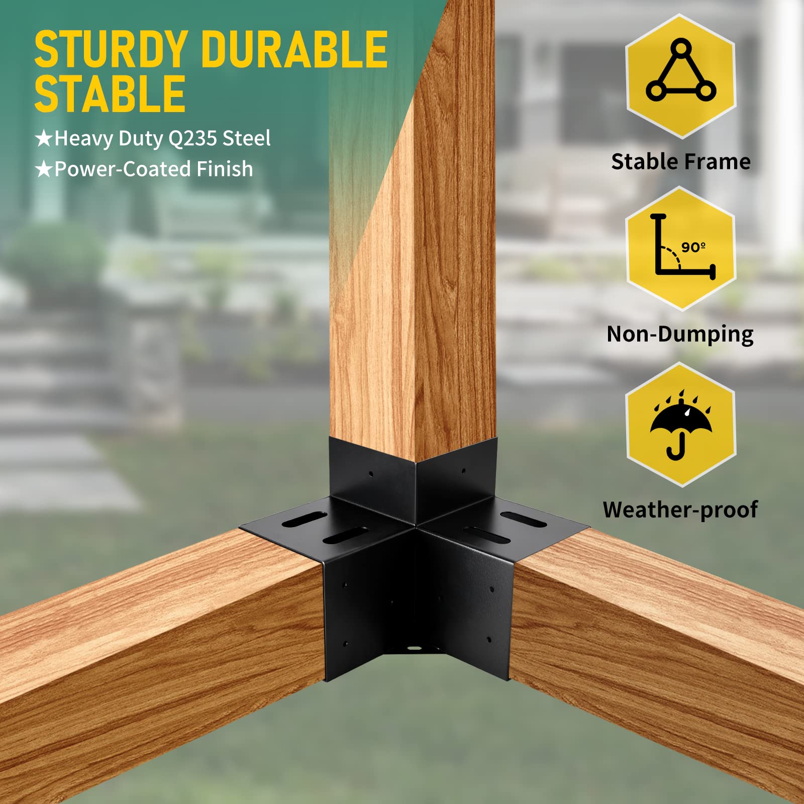 YVHFWOY included screws and twist drill displayed for easy installation benefit