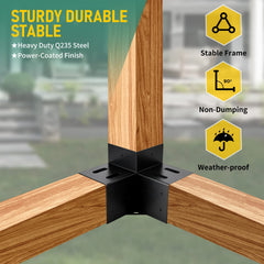 YVHFWOY included screws and twist drill displayed for easy installation benefit
