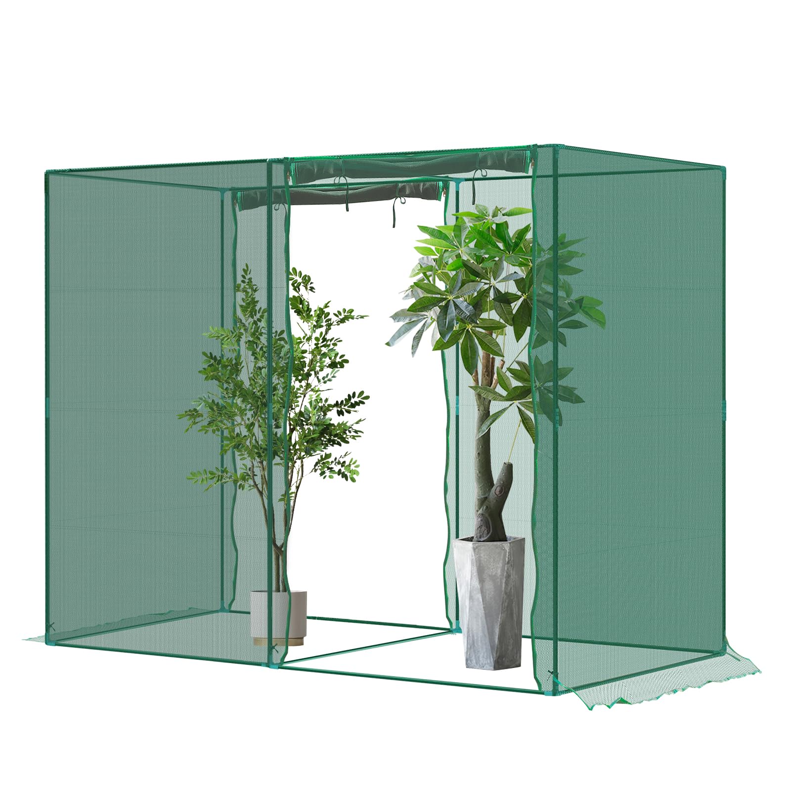 YVTCRTCW front view of assembled crop cage showing protection and ventilation