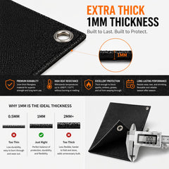 YVVZHOU PANN metal grommet close detail for secure anchoring