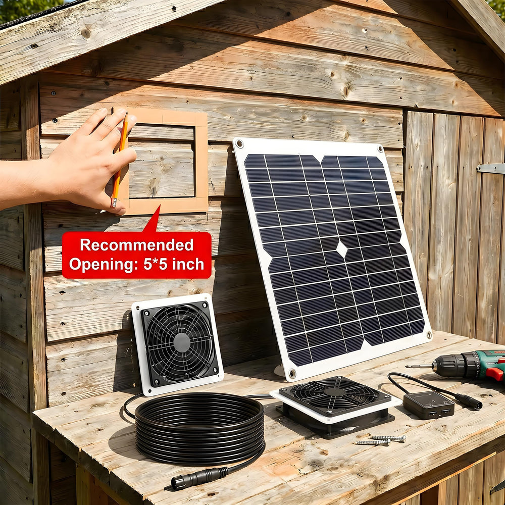 ywmvcm fan installed in chicken coop improving daytime air circulation