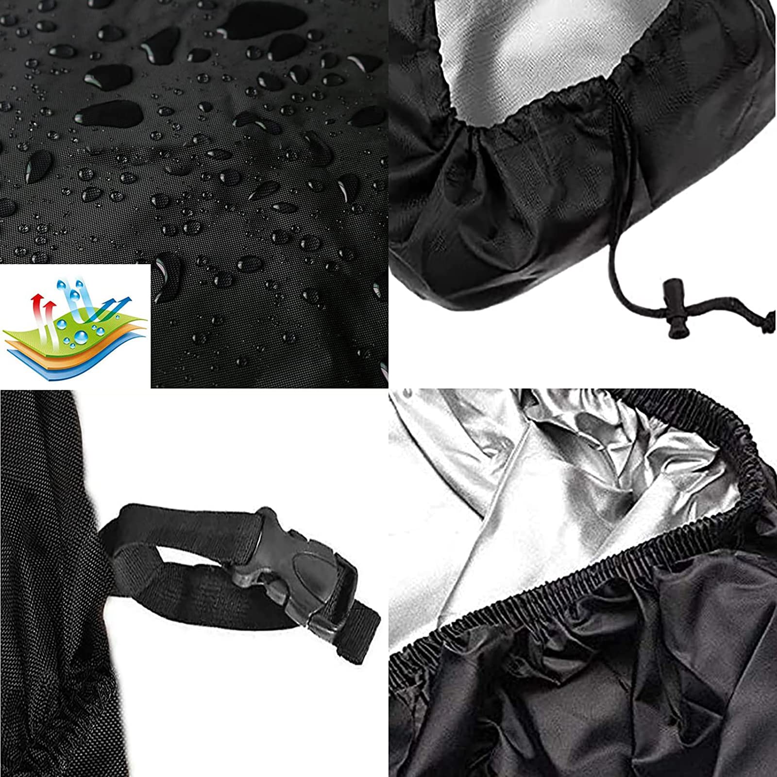 YWWQYBYQ propped top to prevent pooling, promotes water runoff