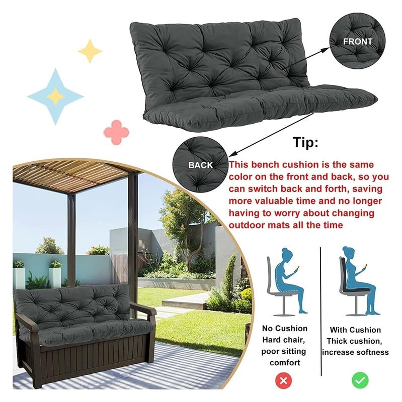 yxmkjos cushion on porch swing creating comfortable outdoor seating