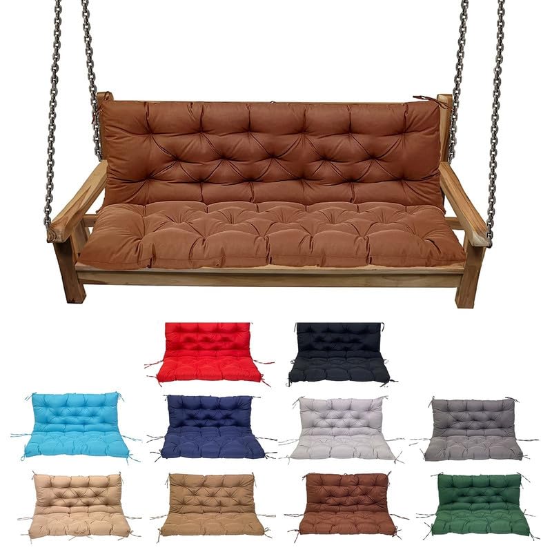 YXMKJOS front view 3-seater cushion showing neat corners and fit, durable comfort