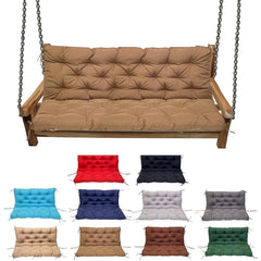 YXMKJOS front view porch swing cushion showing full coverage and comfort