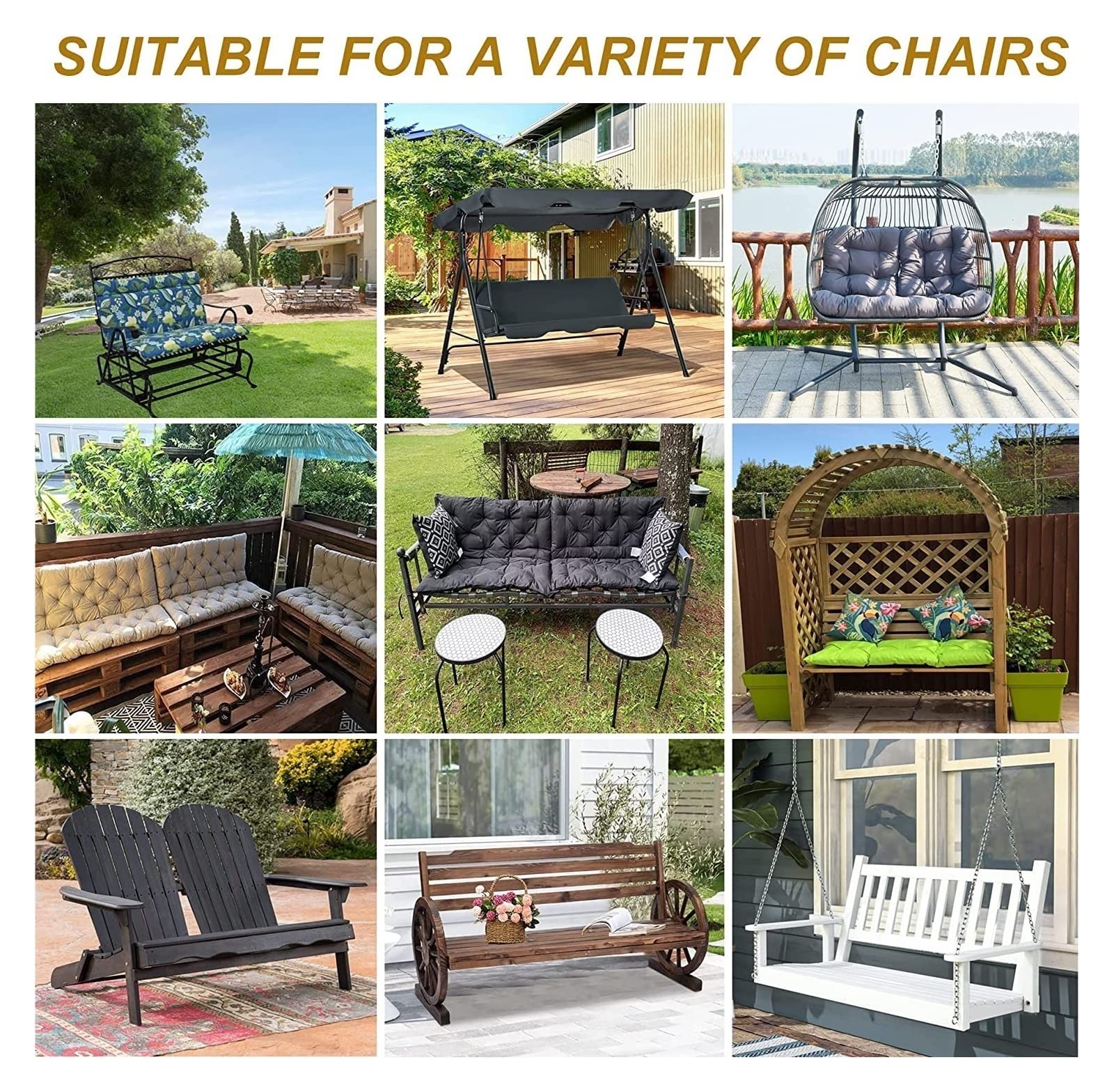 YXMKJOS cushion in garden setting creating cozy outdoor relaxation