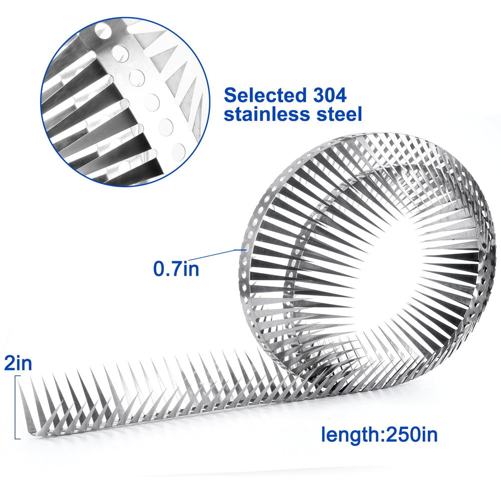YXYBST close-up of stainless steel spike tips highlighting durable corrosion resistance