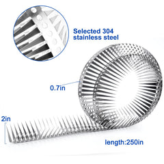 YXYBST close-up of stainless steel spike tips highlighting durable corrosion resistance