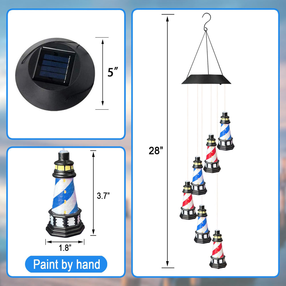 YY Gardenia S-hook and chime detail showing easy hanging and gentle sound