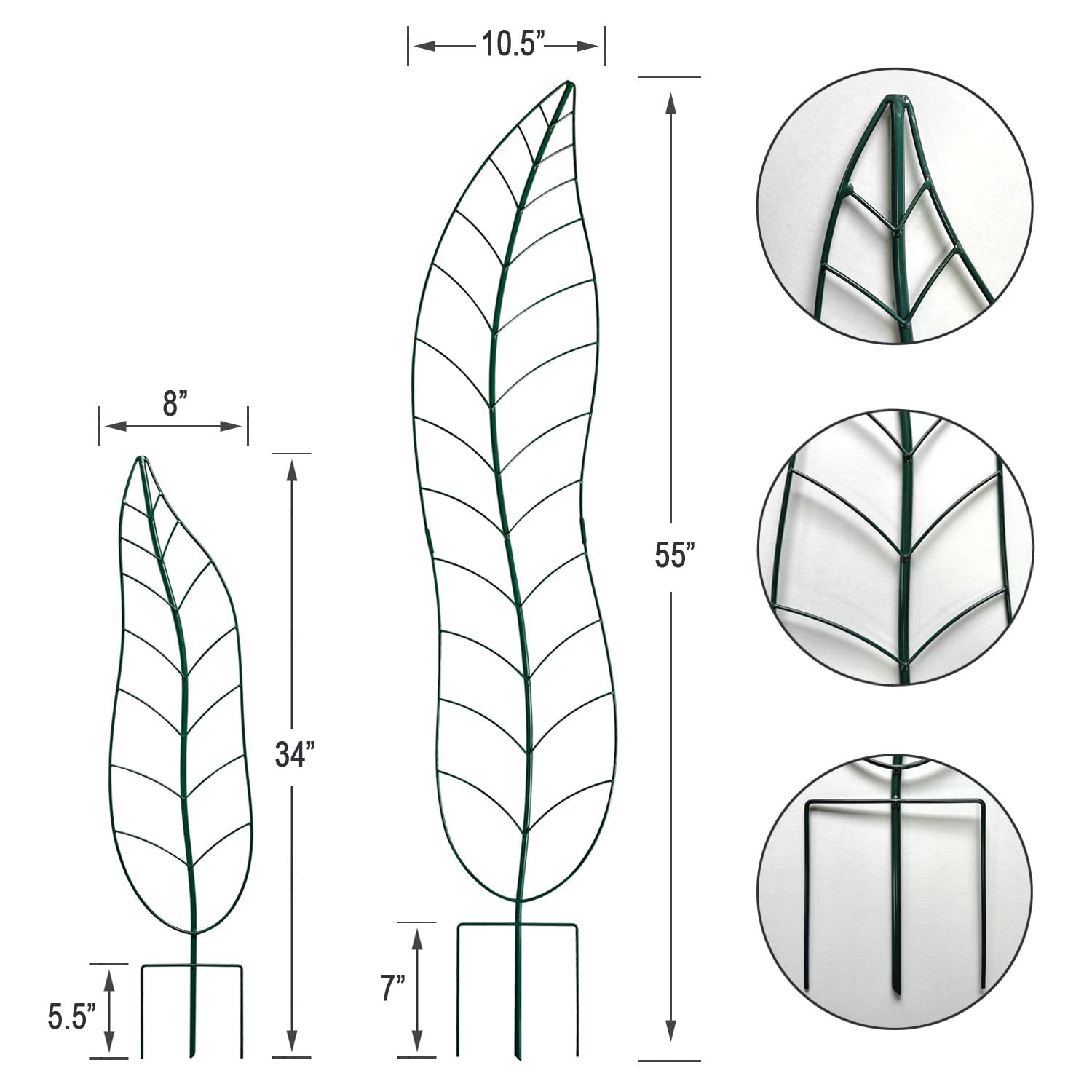 YY-Ladybug trellis placed in a garden bed enhancing vertical interest and style