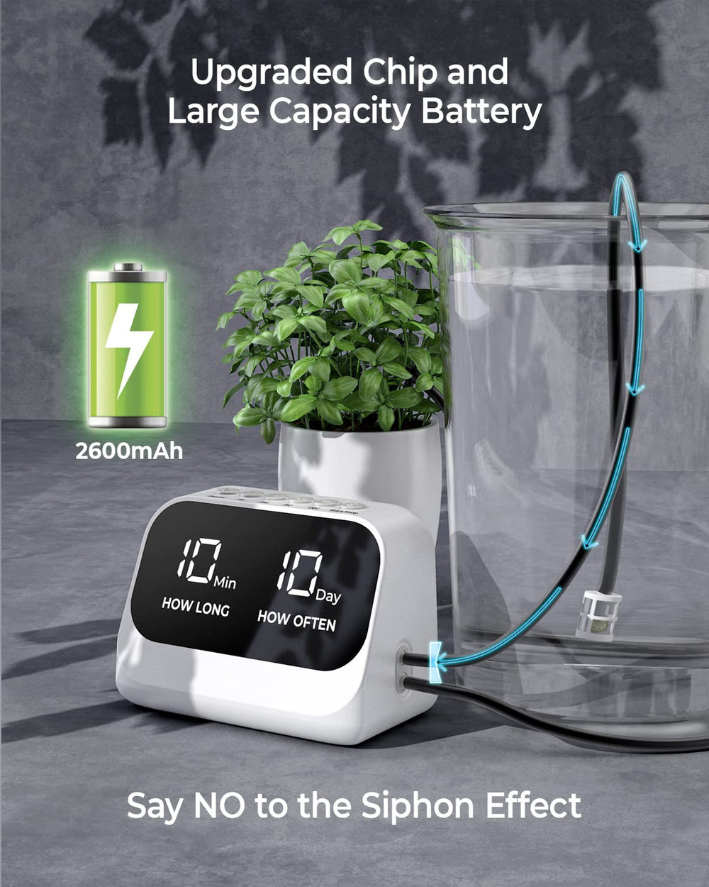 YY YITIKA controller held in hand to show compact size and 2600 mAh battery portability benefit
