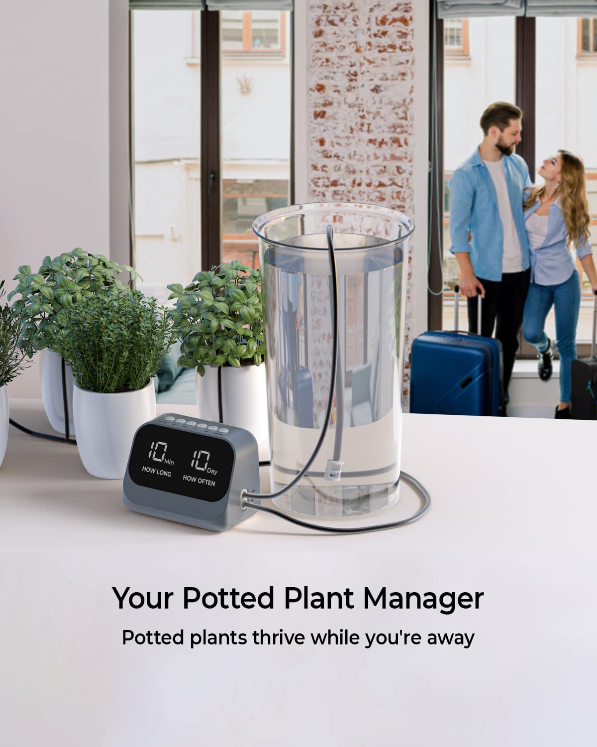 YY YITIKA waterer back with sealed ports highlighting IP66 waterproof protection