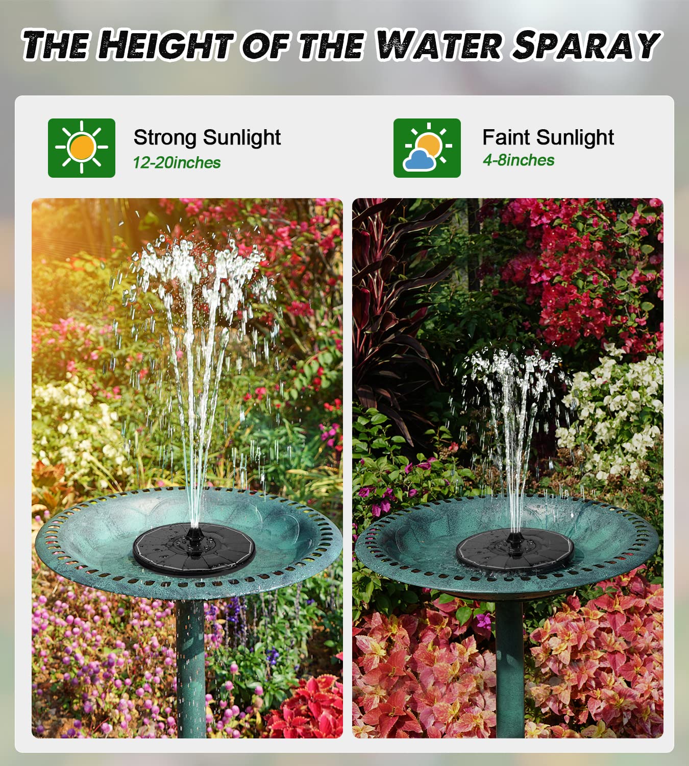 Yzert white LEDs lit at night providing soft illumination and ambiance
