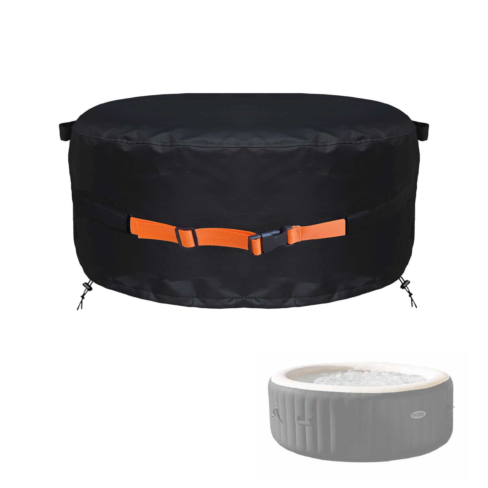 YZNKLXF front view cover on tub showing full protection and clean look