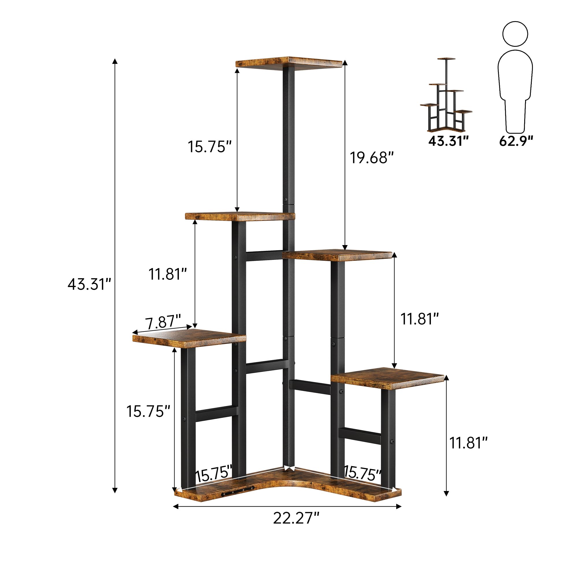 Yzosvki adjustable grow light heads detail providing targeted full-spectrum light