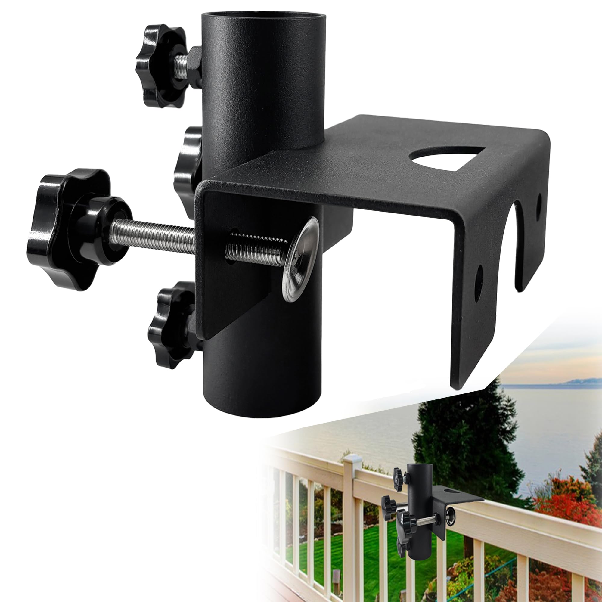 YZZHAJ clamp front view showing sturdy steel construction and adjustable fit benefit