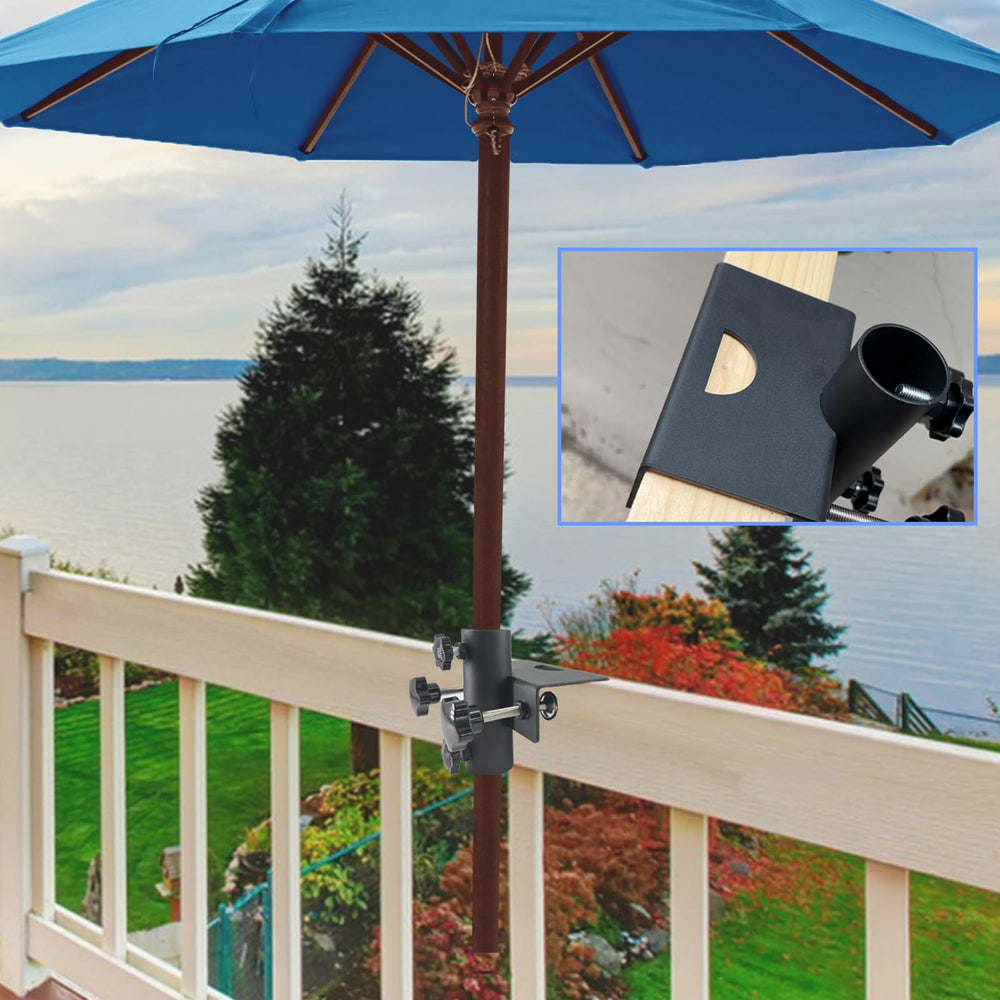 YZZHAJ clamp used at beach creating instant shaded area for comfort