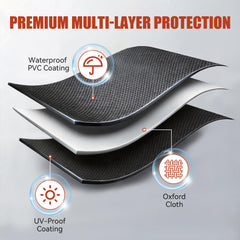 Z GRILLS side profile covering grill with shelves for complete protection