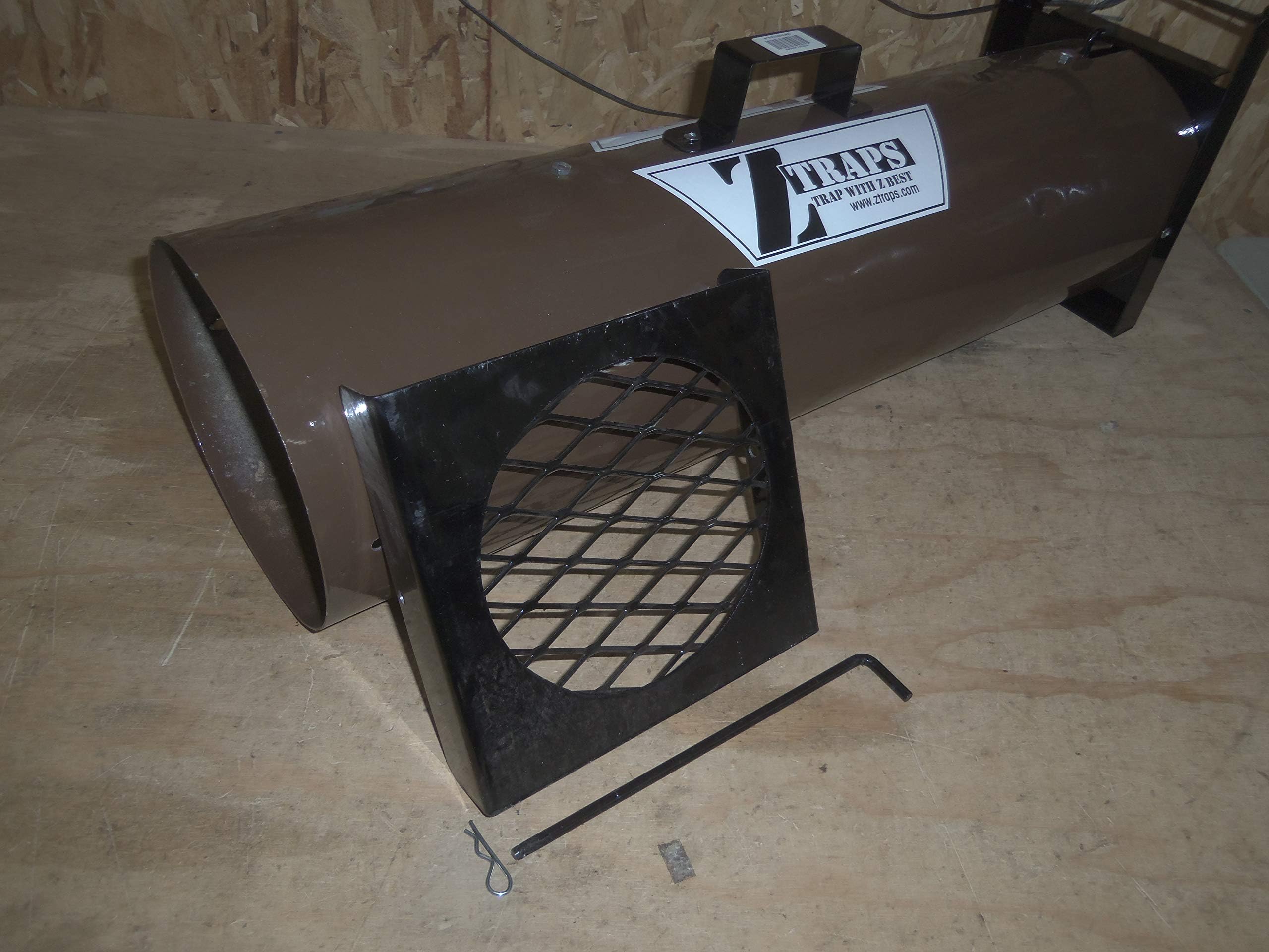 Z TRAP placed under porch in use showing discreet humane capture benefit