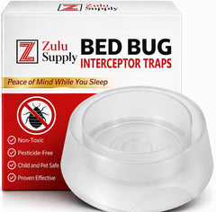 Z Zulu Supply front view of eight clear interceptors showing neat packaging and monitoring benefits