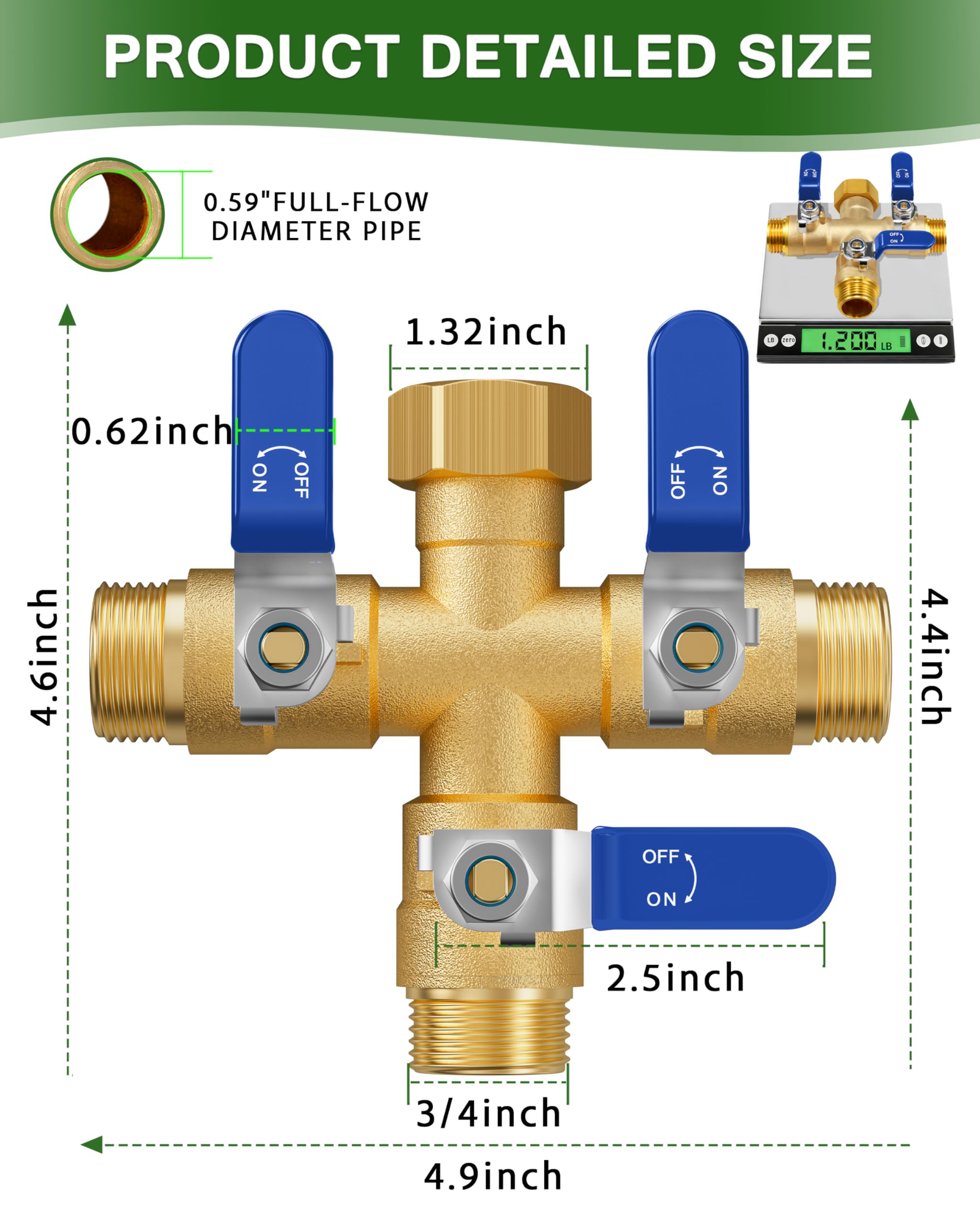 ZaakWang close-up brass texture and precision casting showing durability benefit long-term outdoor use
