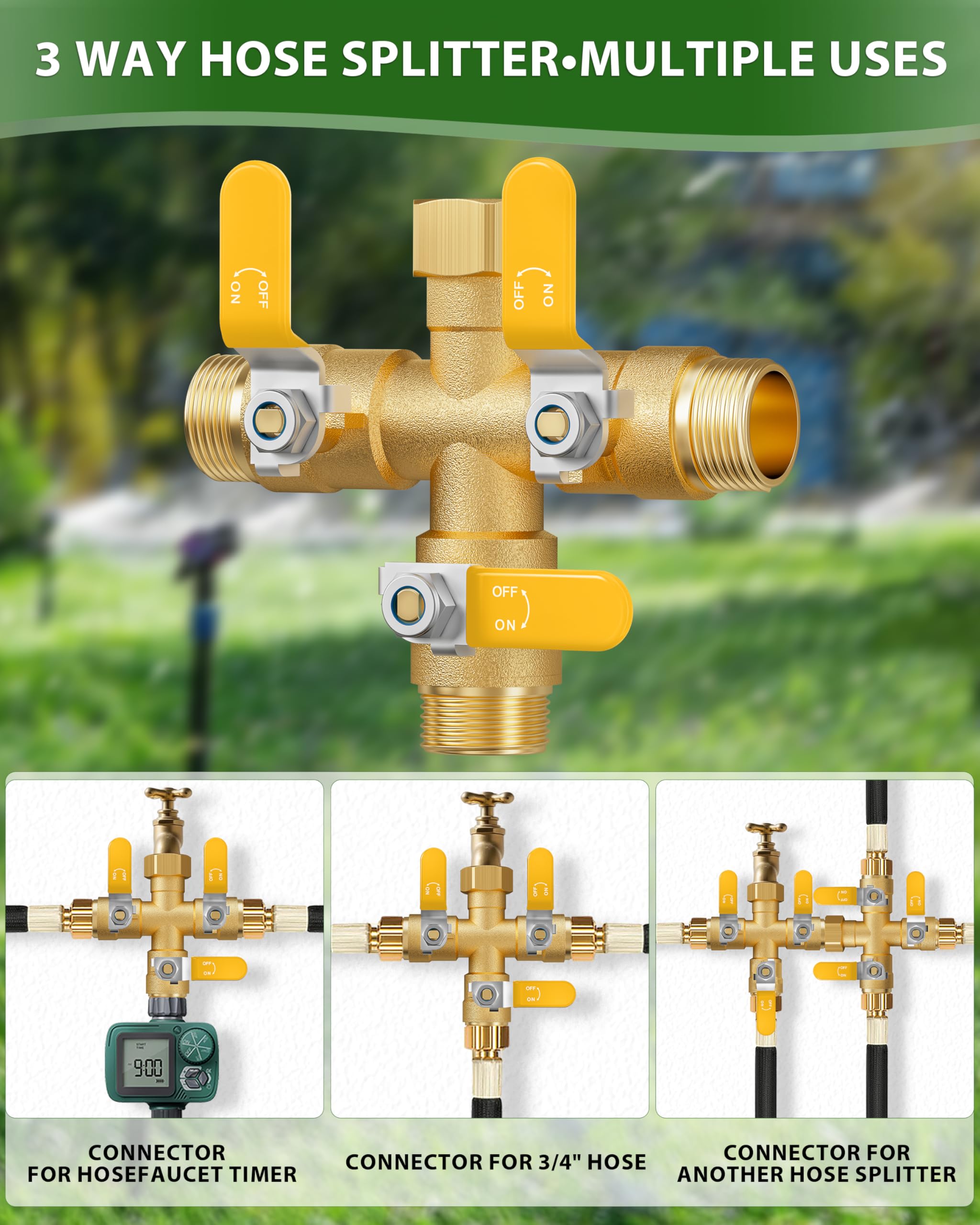 ZaakWang installed on outdoor faucet illustrating tool-free setup and secure fit