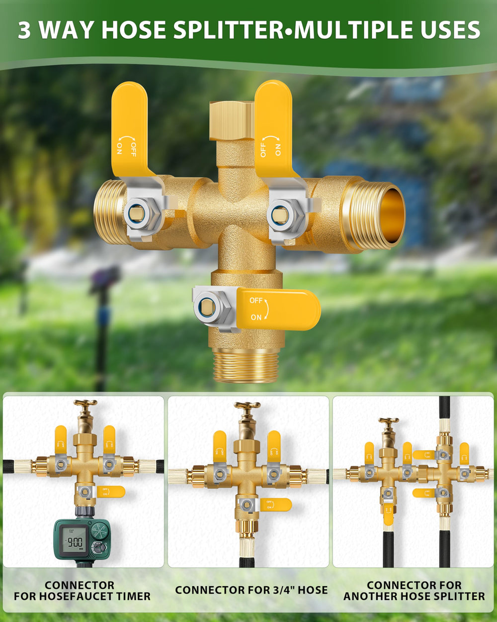 ZaakWang installed on outdoor faucet illustrating tool-free setup and secure fit