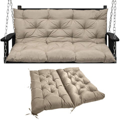 Zacammy front view on porch swing showing full coverage and neat finish