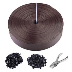 Zadery front view of roll with punch and fasteners showing ready-to-install benefits