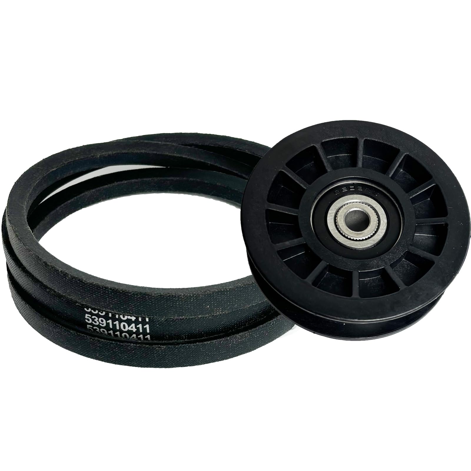 zafee front packaging showing belt and pulley, clear fit confirmation