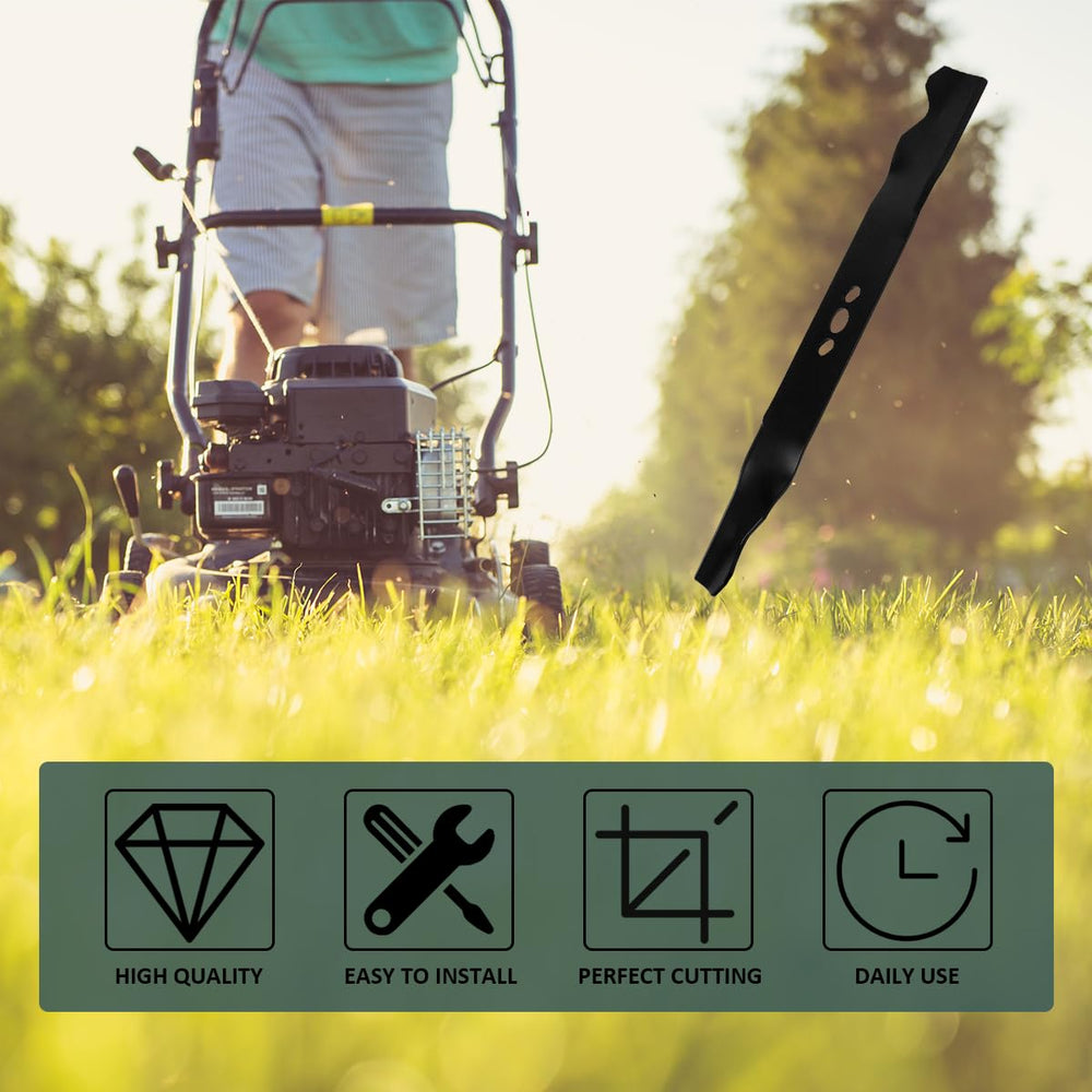 ZALANA pair of blades installed on mower improving balance and cut quality