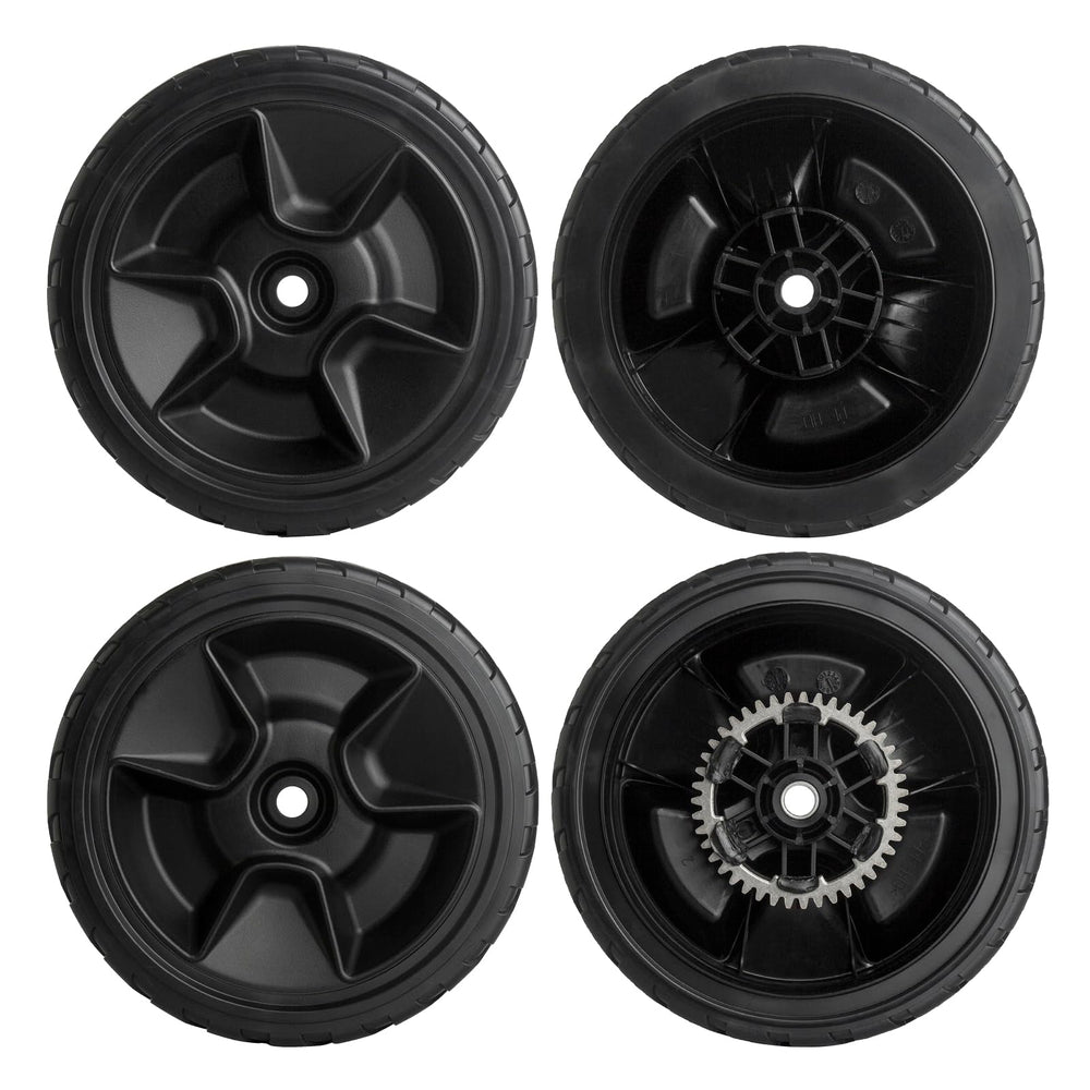 ZALANA front and rear wheels kit front view shows fit and robust gear engagement benefit
