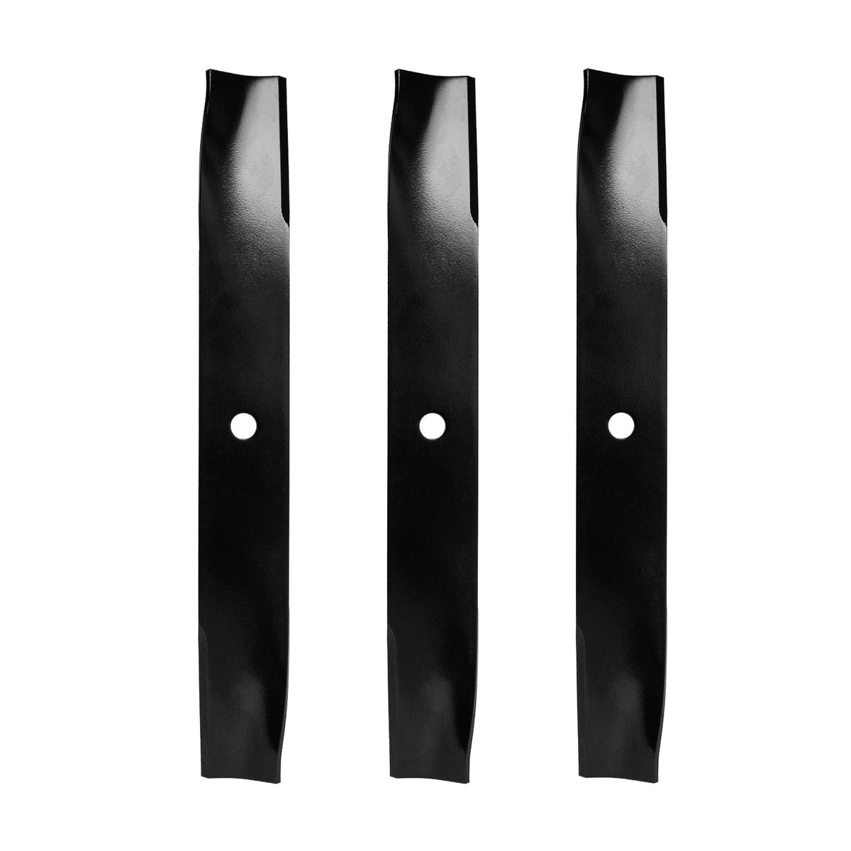 ZALANA front view of three 52 inch blades showing fit and finish benefits