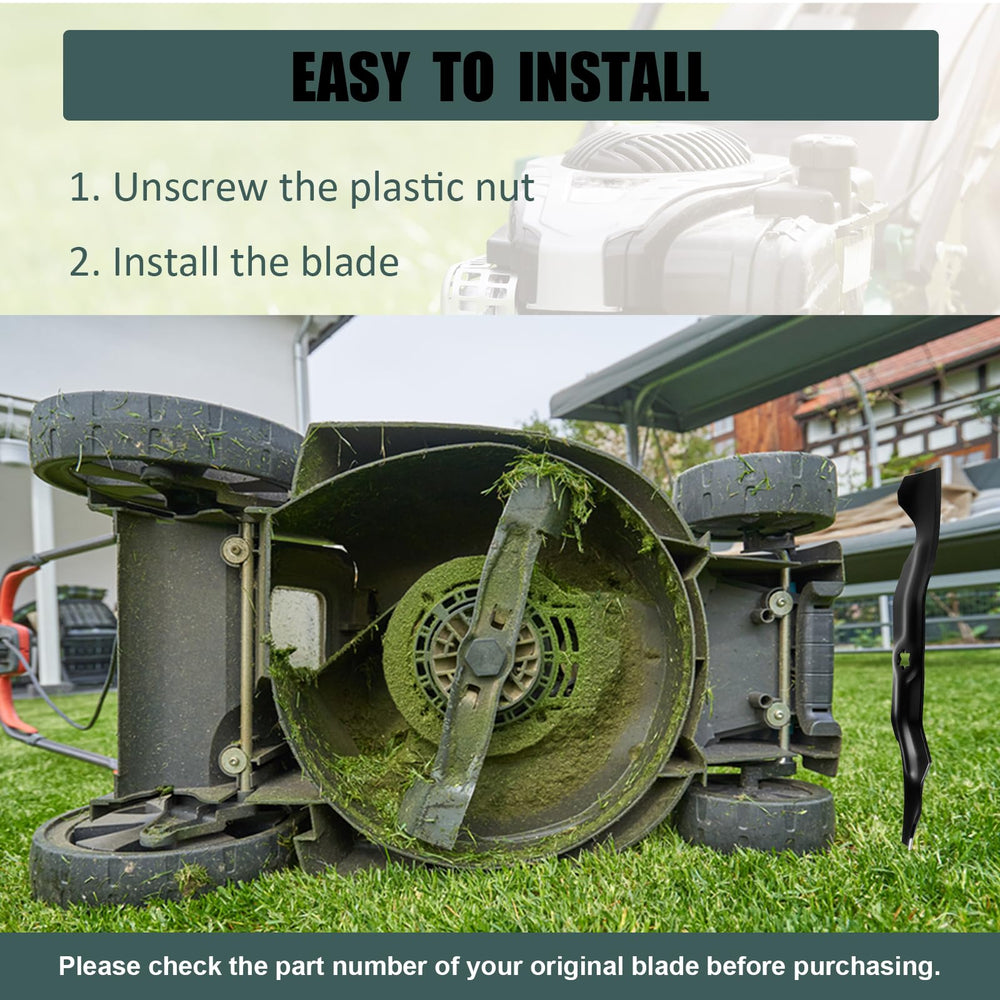 ZALANA blades on a lawn tractor in use delivering even, professional-looking turf