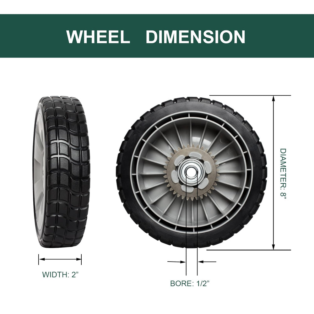 ZALANA rear wheel close-up showing metal gear hub for reliable drive