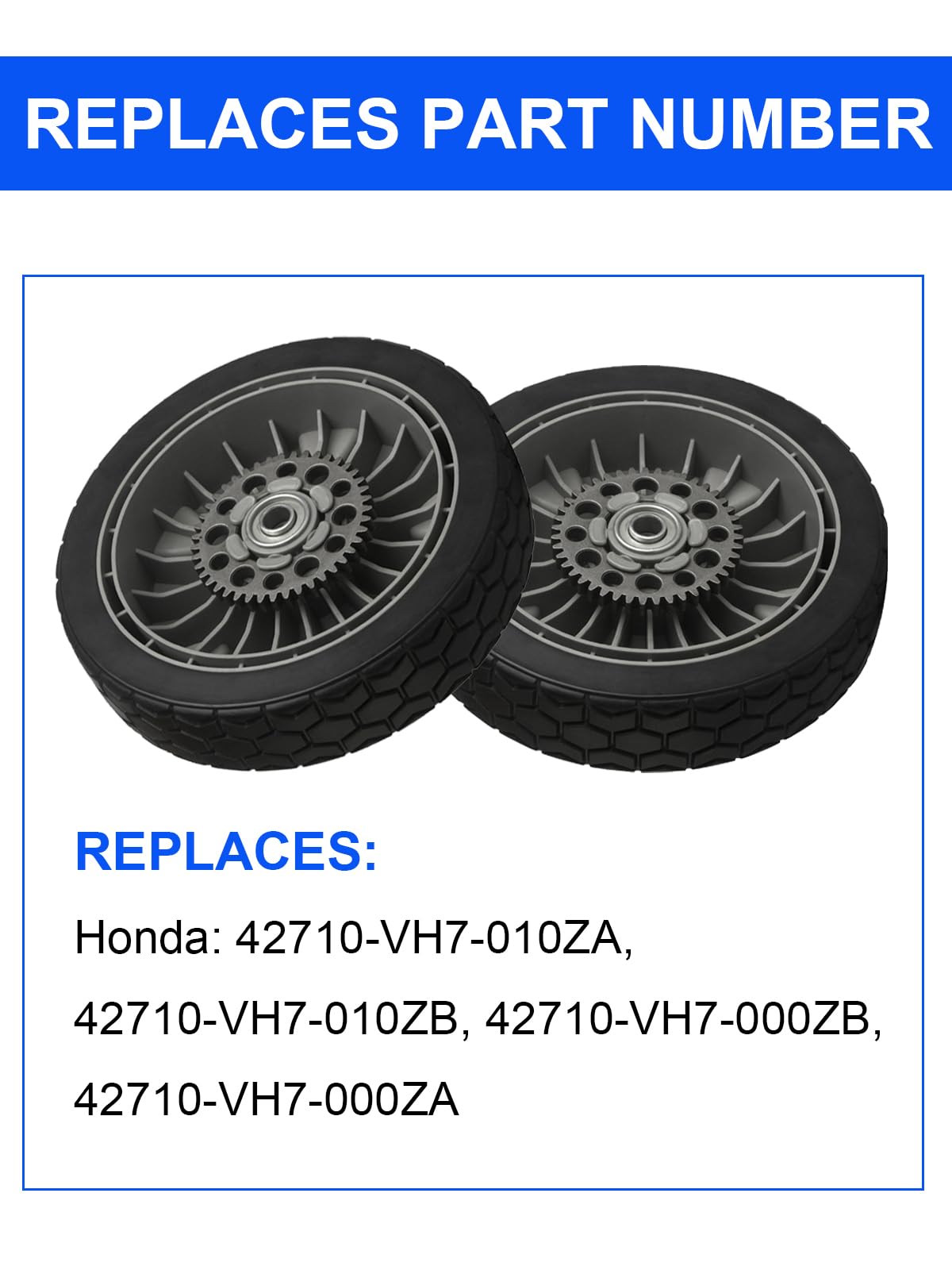 ZALANA side profile of 9-inch rear wheel illustrating correct diameter and tread