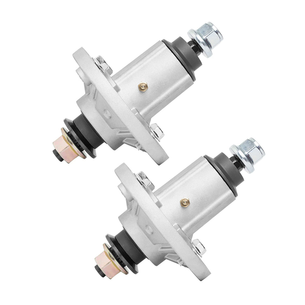 ZALANA spindle front assembly showing mounting face and star blade mount benefit durability