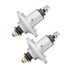ZALANA spindle front assembly showing mounting face and star blade mount benefit durability
