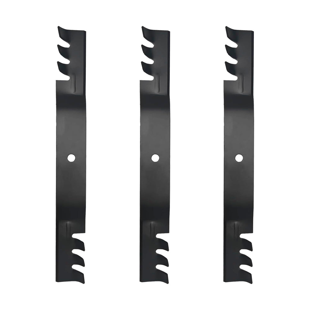 ZALANA toothed blade front view showing sharp edge and improved mulching