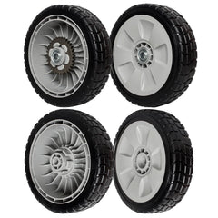 ZALANA front and rear wheels pack showing fit and durability for easy replacement