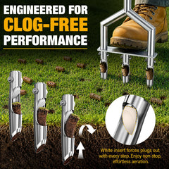 Zalawn ergonomic rubber grip supporting comfortable handling and reduced fatigue