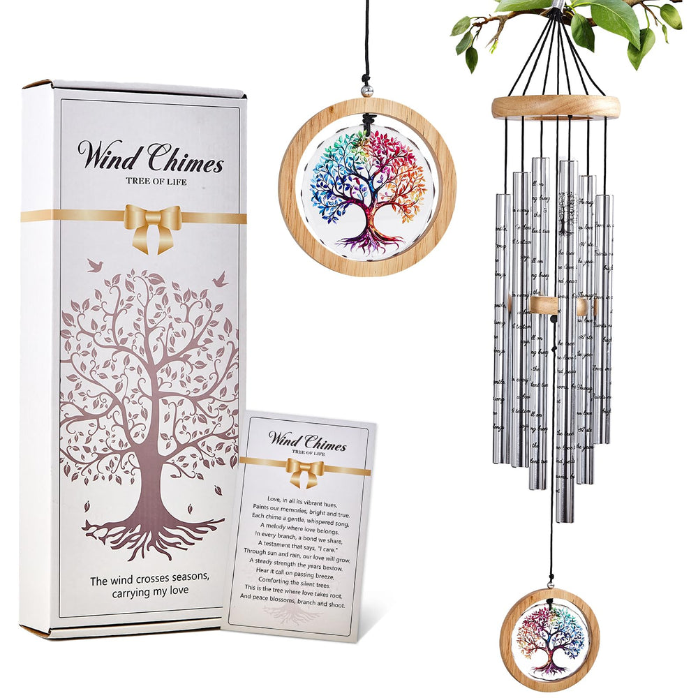ZALMUNIA front view showing Tree of Life glass centerpiece and tubes benefiting remembrance