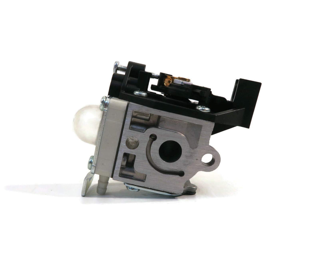 Zama carburetor next to ruler for scale showing correct replacement sizing